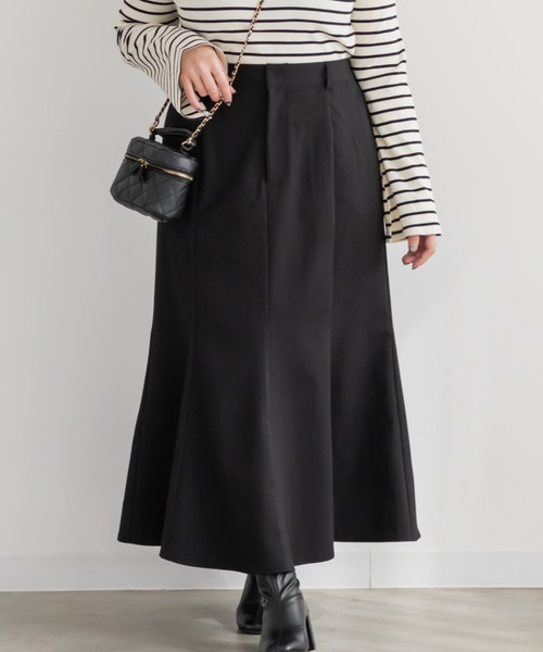 CLETTE(クレット)の「CLETTEオリジナルパネルマーメイドスカート(スカート・レディース・アイボリー/ブラック/ワイン・4L/3L/LL)」の8枚目の写真