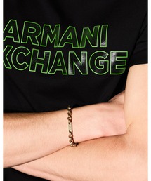 ARMANI EXCHANGE（アルマーニエクスチェンジ）の「【A|X アルマーニ エクスチェンジ】ステンレススチール チェーンブレスレット(Gold)_AXG0175710（ブレスレット）」