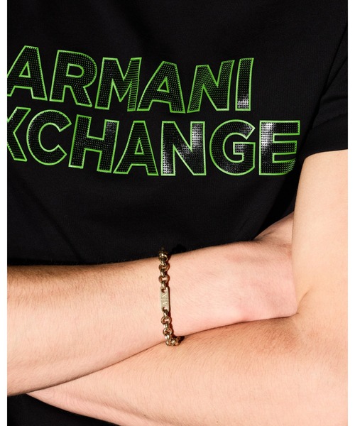 ARMANI EXCHANGE(アルマーニエクスチェンジ)の「【A|X アルマーニ エクスチェンジ】ステンレススチール チェーンブレスレット(Gold)_AXG0175710(ブレスレット・メンズ・その他1・FREE)」の1枚目の写真