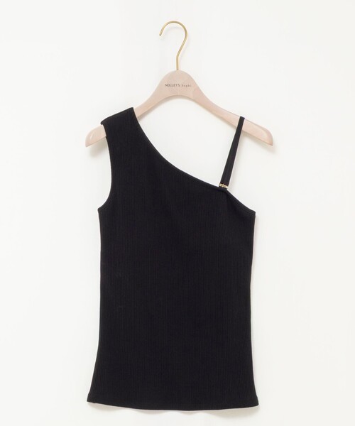 NOLLEY’S Sophi（ノーリーズソフィ）の「ウォッシャブルカップ付ワンショルタンクトップ（タンクトップ・レディース・カーキ/ブラック/オフホワイト・38）」の21枚目の写真