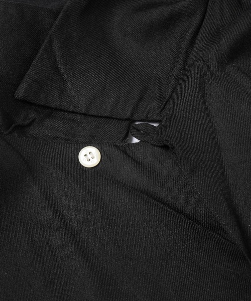 NOMA t.d.(ノーマティーディー)の「Checker Embroidery Open Collar Shirt(シャツ/ブラウス・メンズ・ブラック/ブラウン系その他/グレー・4/3)」の5枚目の写真