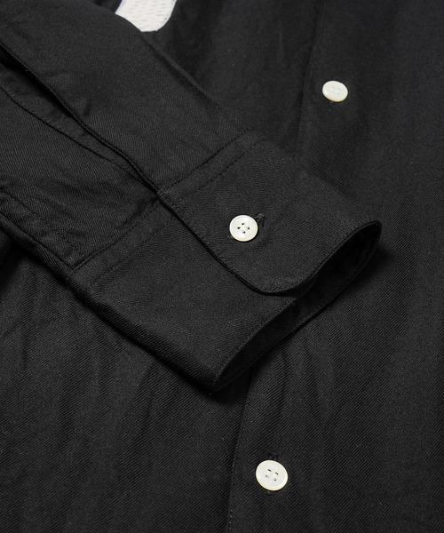 NOMA t.d.(ノーマティーディー)の「Checker Embroidery Open Collar Shirt(シャツ/ブラウス・メンズ・ブラック/ブラウン系その他/グレー・4/3)」の7枚目の写真