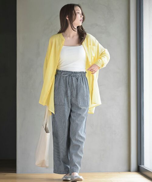 rps（アールピーエス）の「ヒッコリーベイカーパンツ（その他パンツ・レディース・ネイビー/ブルー・フリー）」の11枚目の写真