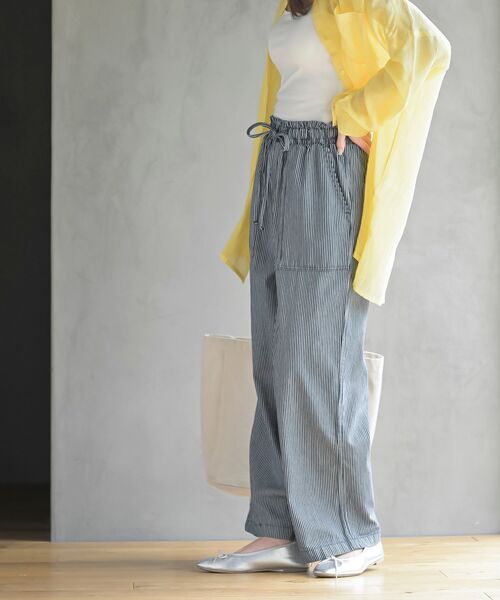 rps（アールピーエス）の「ヒッコリーベイカーパンツ（その他パンツ・レディース・ネイビー/ブルー・フリー）」の12枚目の写真