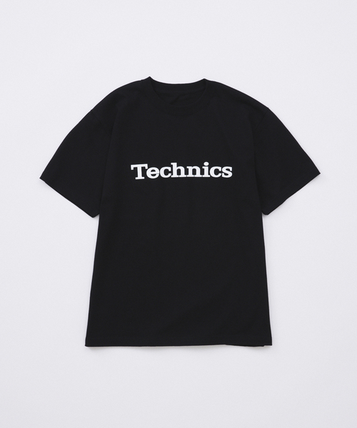 JOURNAL STANDARD（ジャーナルスタンダード）の「Technics x JOURNAL STANDARD ロゴ プリントTシャツ（Tシャツ/カットソー・メンズ・ブラック/グレー・LARGE/MEDIUM）」の5枚目の写真