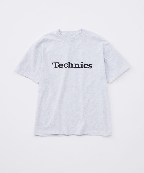 JOURNAL STANDARD（ジャーナルスタンダード）の「Technics x JOURNAL STANDARD ロゴ プリントTシャツ（Tシャツ/カットソー・メンズ・ブラック/グレー・LARGE/MEDIUM）」の3枚目の写真