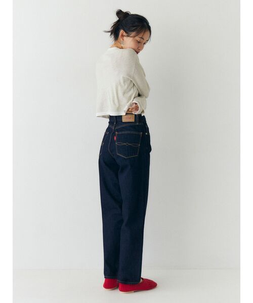 Ungrid（アングリッド）の「レイヤードデザインヘンリーロングスリーブTee（Tシャツ/カットソー・レディース・ライトグレー/チャコールグレー/ベージュ・FREE）」の7枚目の写真