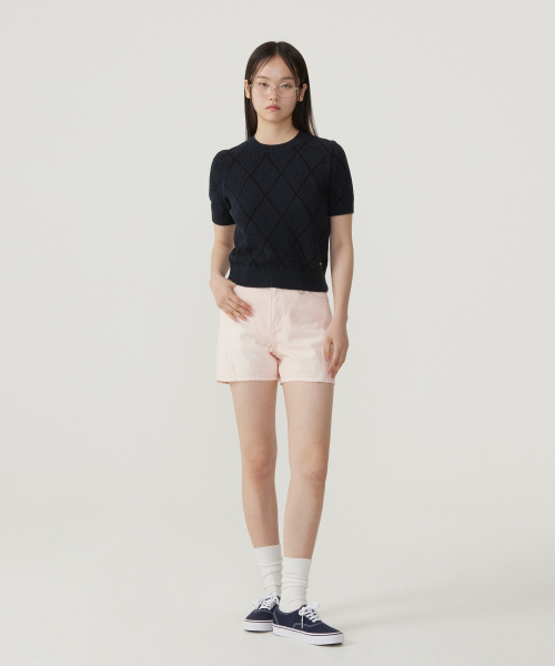 COVERNAT WOMAN（カバーナットウーマン）の「ウーマンダイングデニムショーツ Light Pink（デニムパンツ・レディース・その他・WS/WM）」の4枚目の写真