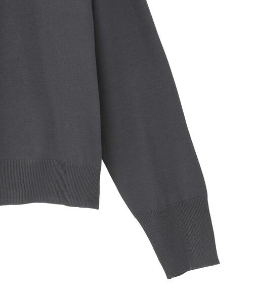 CONVERSE TOKYO(コンバーストウキョウ)の「BACK SPINDLE LOGO CARDIGAN(カーディガン/ボレロ・レディース・ベージュ/チャコールグレー・FREE)」の18枚目の写真