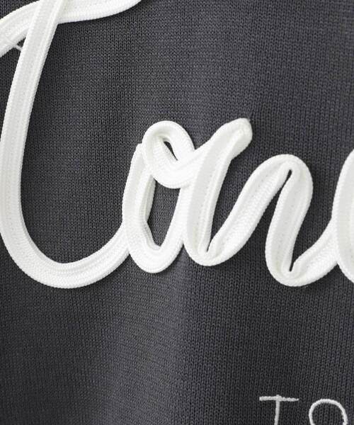 CONVERSE TOKYO(コンバーストウキョウ)の「BACK SPINDLE LOGO CARDIGAN(カーディガン/ボレロ・レディース・ベージュ/チャコールグレー・FREE)」の21枚目の写真