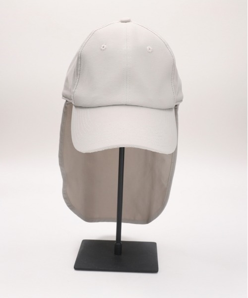 CAMP7（キャンプセブン）の「【CAMP7】アクティブナイロンキャップ (UVカット / 撥水 / ネックカバー取外し可)（キャップ・メンズ・ブラック/ベージュ/ダークグレー・フリー）」の5枚目の写真