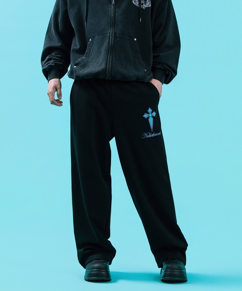 improves（インプローブス）の「クロスプリント ワイド ストレートスウェットパンツ（その他パンツ・メンズ・ブラック系/ブラック/ホワイト・LARGE/MEDIUM）」の19枚目の写真