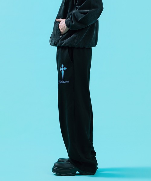 improves（インプローブス）の「クロスプリント ワイド ストレートスウェットパンツ（その他パンツ・メンズ・ブラック系/ブラック/ホワイト・LARGE/MEDIUM）」の20枚目の写真