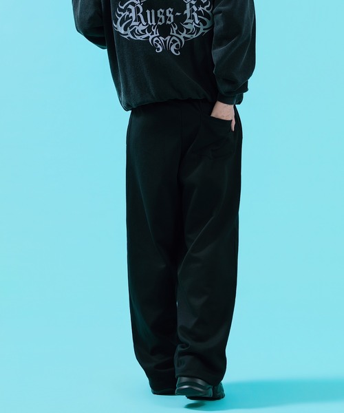 improves（インプローブス）の「クロスプリント ワイド ストレートスウェットパンツ（その他パンツ・メンズ・ブラック系/ブラック/ホワイト・LARGE/MEDIUM）」の21枚目の写真