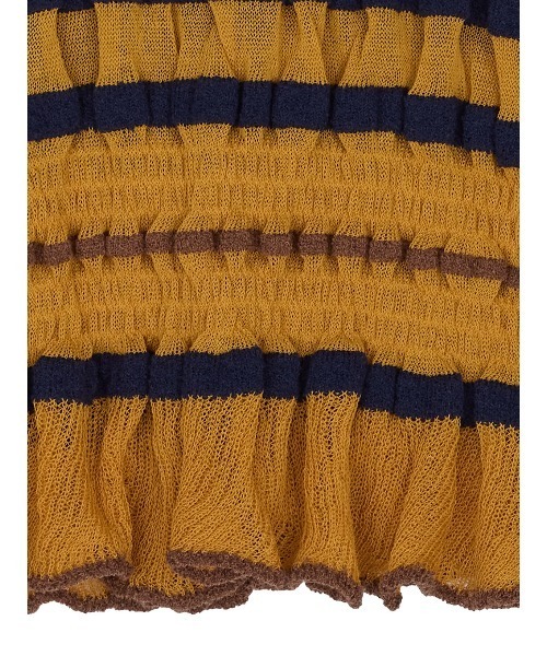 BUMPY MULTI BORDER KNIT TOP（ニット/セーター）｜Ameri（アメリ）の