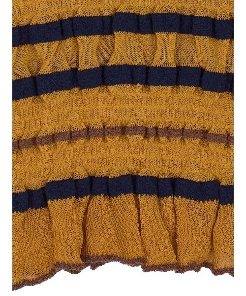 BUMPY MULTI BORDER KNIT TOP（ニット/セーター）｜Ameri（アメリ）の