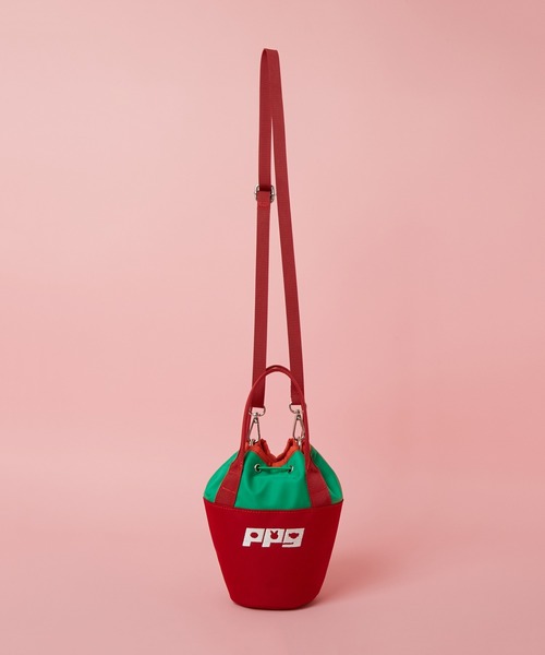 SAC'S BARJean（サックスバージーン）の「【The Powerpuff Girls/パワーパフガールズ】 2way巾着ショルダーバッグ（ショルダーバッグ・レディース・ピンク/ブルー/グリーン・FREE）」の7枚目の写真