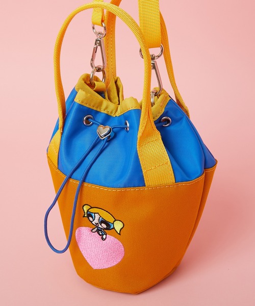 SAC'S BARJean（サックスバージーン）の「【The Powerpuff Girls/パワーパフガールズ】 2way巾着ショルダーバッグ（ショルダーバッグ・レディース・ピンク/ブルー/グリーン・FREE）」の13枚目の写真