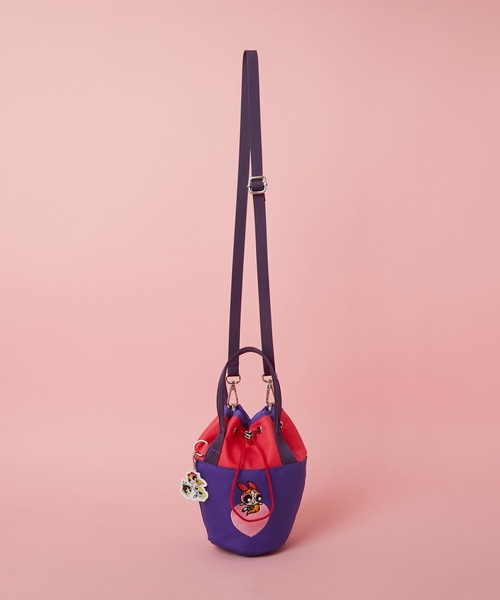 SAC'S BARJean（サックスバージーン）の「【The Powerpuff Girls/パワーパフガールズ】 2way巾着ショルダーバッグ（ショルダーバッグ・レディース・ピンク/ブルー/グリーン・FREE）」の15枚目の写真