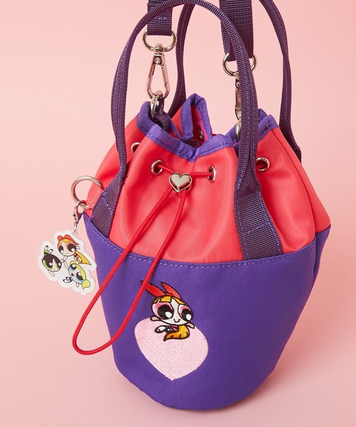 SAC'S BARJean（サックスバージーン）の「【The Powerpuff Girls/パワーパフガールズ】 2way巾着ショルダーバッグ（ショルダーバッグ・レディース・ピンク/ブルー/グリーン・FREE）」の18枚目の写真