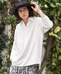 CAMBIO（カンビオ）の「ms6472- スキッパー7分袖シャツ(HLCM0254)（シャツ/ブラウス）」