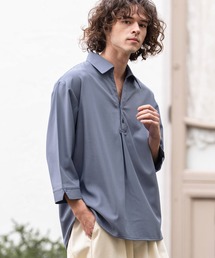 CAMBIO（カンビオ）の「ms6472- スキッパー7分袖シャツ(HLCM0254)（シャツ/ブラウス）」