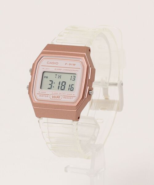 sunny branch(サニーブランチ)の「★CASIO(カシオ)★クリア デジタル メタリックケース 海外モデル(アナログ腕時計・レディース・ゴールド/ブラウン・FREE)」の1枚目の写真