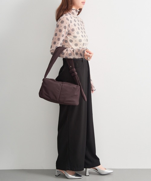 ADD CULUMN(アドカラム)の「【ADD CULUMN】26AW新作 DOT SHLD M A26W01B513(ショルダーバッグ・レディース・ダークブラウン/ブラック・FREE)」の12枚目の写真