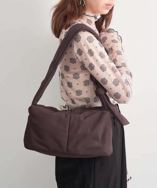 ADD CULUMN(アドカラム)の「【ADD CULUMN】26AW新作 DOT SHLD M A26W01B513(ショルダーバッグ・レディース・ダークブラウン/ブラック・FREE)」の10枚目の写真