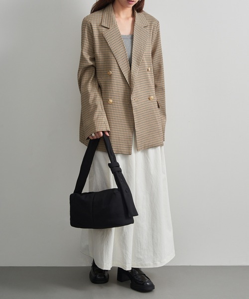 ADD CULUMN(アドカラム)の「【ADD CULUMN】26AW新作 DOT SHLD M A26W01B513(ショルダーバッグ・レディース・ダークブラウン/ブラック・FREE)」の3枚目の写真