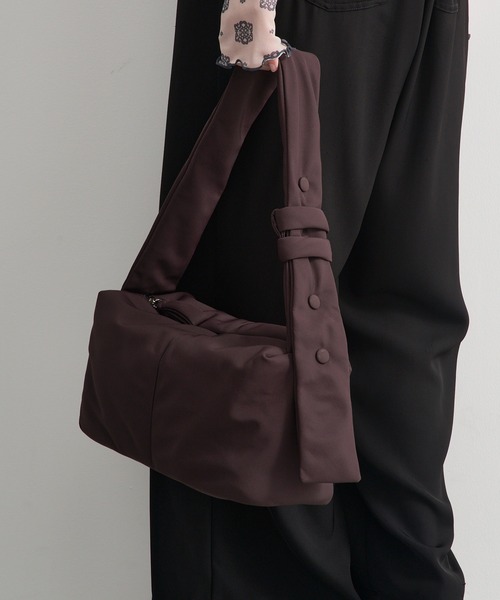 ADD CULUMN(アドカラム)の「【ADD CULUMN】26AW新作 DOT SHLD M A26W01B513(ショルダーバッグ・レディース・ダークブラウン/ブラック・FREE)」の7枚目の写真
