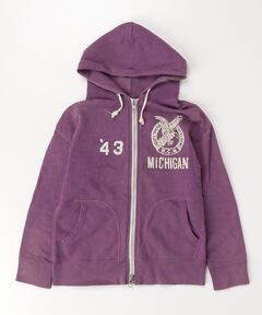 Holiday フーディ XL 紫　パープル　ピンク　XL XLARGE（エクストラ ラージ） パーカー DISTORTED LOGO ZIP UP HOODED
