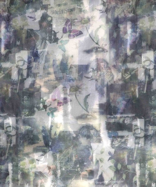 iS ScoLar（イズスカラー）の「561237：魔女の秘密柄チュール重ね異素材切替シャツワンピース（シャツワンピース・レディース・ベージュ/オフホワイト/ブラック・M）」の15枚目の写真