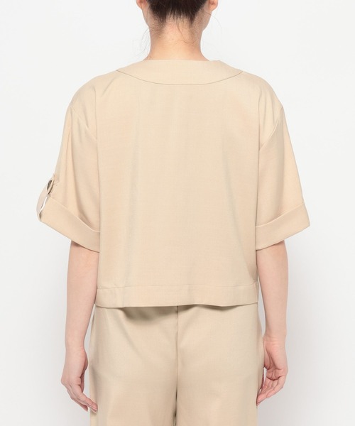 mysty woman（ミスティウーマン）の「【WEB限定】シャツジャケットイージーパンツSETUP 678723（セットアップ・レディース・アイボリー/モカ・FREE）」の17枚目の写真