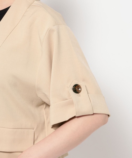 mysty woman（ミスティウーマン）の「【WEB限定】シャツジャケットイージーパンツSETUP 678723（セットアップ・レディース・アイボリー/モカ・FREE）」の15枚目の写真