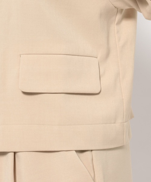 mysty woman（ミスティウーマン）の「【WEB限定】シャツジャケットイージーパンツSETUP 678723（セットアップ・レディース・アイボリー/モカ・FREE）」の14枚目の写真