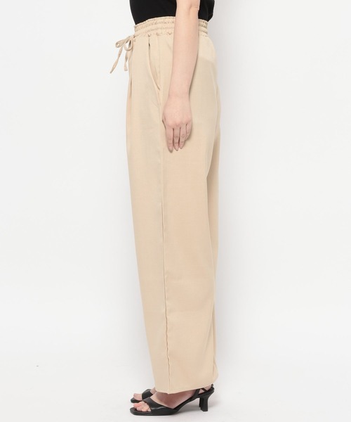 mysty woman（ミスティウーマン）の「【WEB限定】シャツジャケットイージーパンツSETUP 678723（セットアップ・レディース・アイボリー/モカ・FREE）」の11枚目の写真