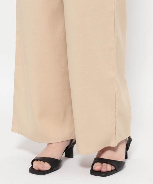 mysty woman（ミスティウーマン）の「【WEB限定】シャツジャケットイージーパンツSETUP 678723（セットアップ・レディース・アイボリー/モカ・FREE）」の7枚目の写真