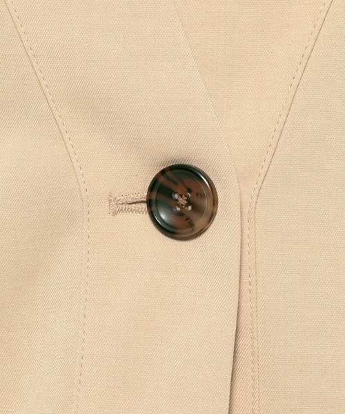 mysty woman（ミスティウーマン）の「【WEB限定】シャツジャケットイージーパンツSETUP 678723（セットアップ・レディース・アイボリー/モカ・FREE）」の4枚目の写真