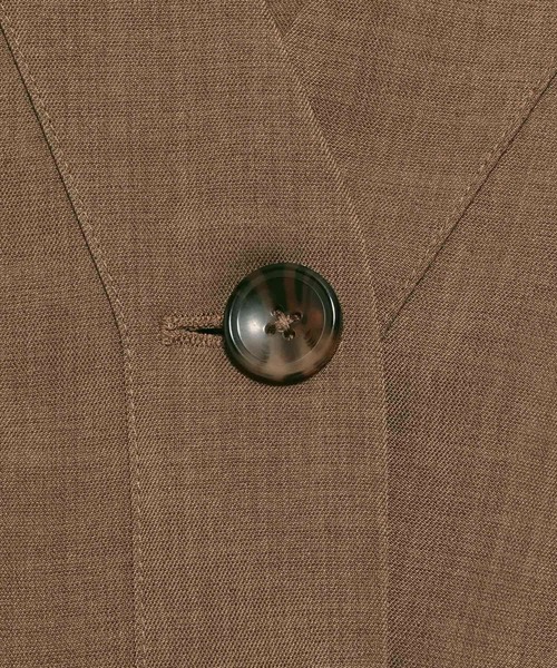 mysty woman（ミスティウーマン）の「【WEB限定】シャツジャケットイージーパンツSETUP 678723（セットアップ・レディース・アイボリー/モカ・FREE）」の3枚目の写真