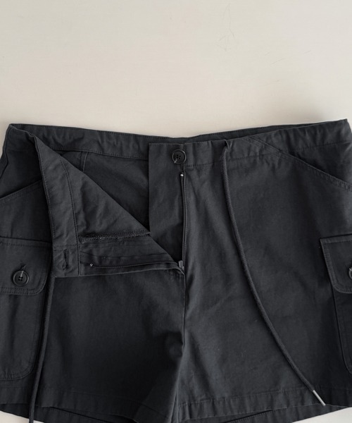 CANAL JEAN(キャナルジーン)の「COIN カーゴショートパンツ(カーゴパンツ・レディース・ベージュ/ネイビー・ONE SIZE)」の9枚目の写真