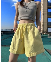 リラックスカラーショートパンツ