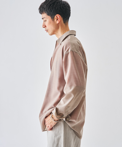 トロピカル スキッパー シャツ（シャツ/ブラウス）｜EDIFICE