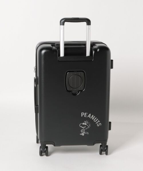 PEANUTS（ピーナッツ）の「【PEANUTS/ピーナッツ】 スヌーピー 巾着付きキャリーケース 50L(58L)（スーツケース/キャリーバッグ・レディース・ホワイト/ブラック・FREE）」の4枚目の写真