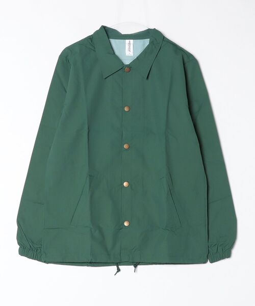 INDEPENDENT(インディペンデント)の「【T18】【INDEPENDENT/インデペンデント】WATER RESISTANT WINDBREAKER COACHES JKT(ナイロンジャケット・メンズ・グリーン・SMALL)」の1枚目の写真