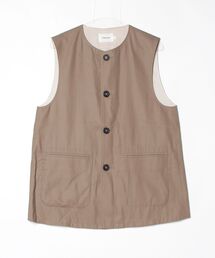 PORT BY ARK（ポートバイアーク）の「PORT BY ARK / ポートバイアーク：Jerkin Vest：PO19-VE01[COR]（ベスト）」