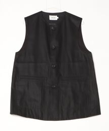 PORT BY ARK（ポートバイアーク）の「PORT BY ARK / ポートバイアーク：Jerkin Vest：PO19-VE01[COR]（ベスト）」