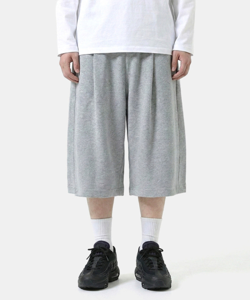 UNDEROFF（アンダーオフ）の「バルーンクーブドスウェットバミューダパンツグレー（その他パンツ・メンズ・グレー/ヘザーグレー/ブラック・LARGE/MEDIUM）」の12枚目の写真