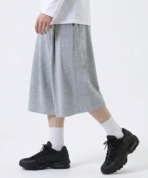 UNDEROFF（アンダーオフ）の「バルーンクーブドスウェットバミューダパンツグレー（その他パンツ・メンズ・グレー/ヘザーグレー/ブラック・LARGE/MEDIUM）」の8枚目の写真