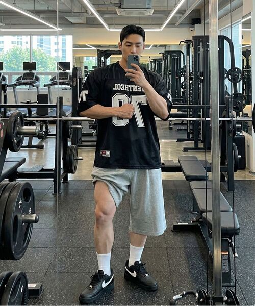 UNDEROFF（アンダーオフ）の「バルーンクーブドスウェットバミューダパンツグレー（その他パンツ・メンズ・グレー/ヘザーグレー/ブラック・LARGE/MEDIUM）」の10枚目の写真
